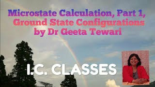 Microstates calculations part 1 for M Sc students of Inorganic Chemistry by Dr Geeta Tewari NET [upl. by Euqinehs]