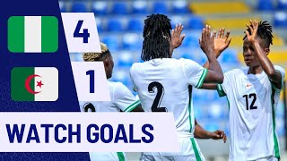 NIGERIA VS ALGERIA41INTERNATIONAL FRIENDLYGOALSampHIGHLIGHTS [upl. by Llamaj908]