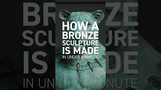 How A Bronze Sculpture is Made in Under A Minute ⏱️ shorts sculpture art bronzesculpture [upl. by Aksel14]