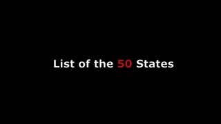 List of States in USA w all 50 State Capitals of Those United States in Alphabetical Order [upl. by Oreves]