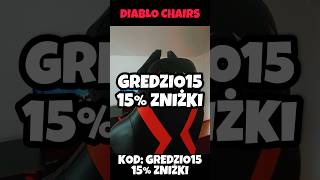 Najlepsze fotele gamingowe u diablochairs httpsdiablochairscom Z kodem GREDZIO15 15 rabatu😈 [upl. by Pepillo]