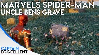 Marvels SpiderMan PS4  How To Find Uncle Bens Grave Easter Egg [upl. by Casmey]