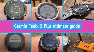 Garmin Fenix 5 Plus guide  Ultimate tips and tricks for battery maps sports amp Setup [upl. by Fancy]