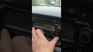 Toyota Verso 2009 radio cd player removal and replacement [upl. by Arrej]