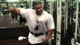 jay cutler training shoulder bodybuilding motivation video 2010 [upl. by Icart146]