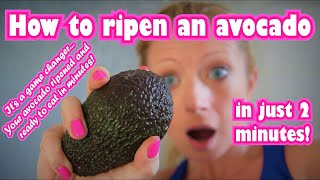 HOW TO RIPEN AVOCADOS FAST Speed ripen your unripe avocado quickly in your microwave in minutes [upl. by Keeler268]