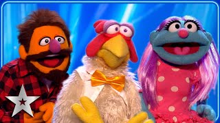 HILARIOUS puppet Auditions throughout the years  Britains Got Talent [upl. by Ginder]