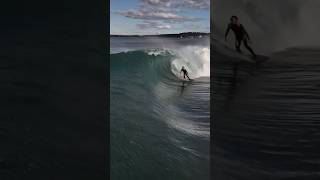 SURFER PITTED AT SHARK ISLAND 🦈🏝️ Shaun Petersen Done surfing [upl. by Ylecara]