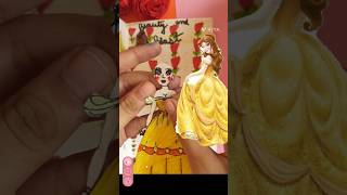 How 💛to make princess bella paper doll🧿🥰papercraftpaperdoll kaykaypaperdolls [upl. by Vokay]