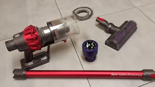 DYSON V9 V10 V11 V12 slim V15 detect  How To Clean filter vaccum  nettoyage filtre aspirateur [upl. by Yirinec]