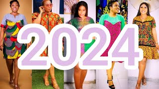 2024 Gorgeous Short Ankara Dress Outfit Ideas For Ladies  Ankara Styles Dress [upl. by Sheets]