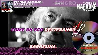 Peppino Gagliardi  Ragazzina  Karaoke SL [upl. by Jr]