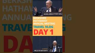 Day 1 Berkshire Hathaway Annual Meeting Travel Vlog berkshirehathaway warrenbuffett [upl. by Daune]