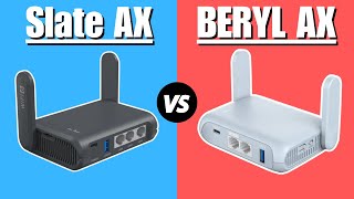 glinet GLMT3000 vs glinet GLAXT1800  Slate AX vs Beryl AX [upl. by Elohc]