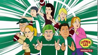 Corner Gas Animated  Make Some Noise  Roughriders Salutation [upl. by Erminie]