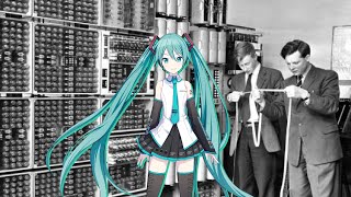 Daisy Bell  Miku and IBM 7094 Duet In Sync Corrected Pitch [upl. by Ahsined931]