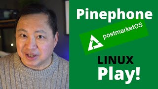 Playing with the Pinephone Linux Computer Or Phone [upl. by Melnick309]