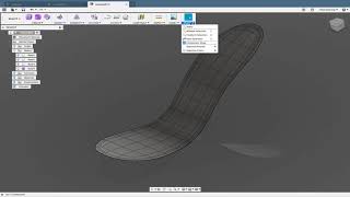 Fusion 360  sculpting a shoe insole from an existing surface [upl. by Nehtiek]