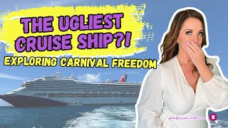 Exploring the Worlds Ugliest Cruise Ship Honest Review of Carnival Freedom [upl. by Jaddan]