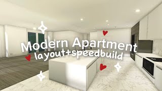 ♡︎120k modern highrise apartment speedbuild  Welcome to Bloxburg♡︎ [upl. by Odama]