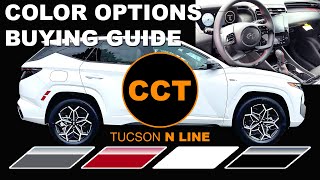 2022 Hyundai Tucson N Line  Color Options Buying Guide [upl. by Inan]