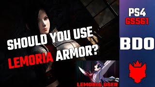 BDO PS4  Should You Use Lemoria Armor [upl. by Sosanna]