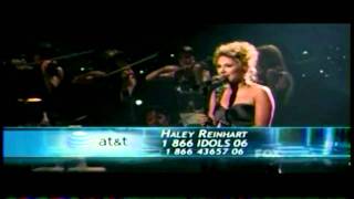 American Idol 2011 Top4 Haley Reinhart quotI Who Have Nothingquot [upl. by Emse853]