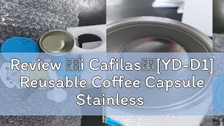 Review 【i Cafilas】YDD1 Reusable Coffee Capsule Stainless Steel Filter Cup no Crema for Dolce Gus [upl. by Telocin442]