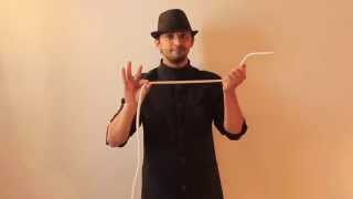 تعلم العاب الخفة  مراجعة 7  rope magic trick revealed [upl. by Anigue]