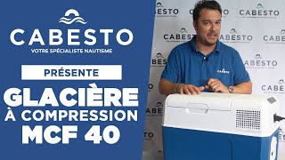 Cabesto présente  la glacière à compression Mobicool MCF40 [upl. by Ailemrac]