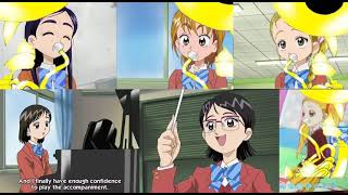 Pretty Cure Max Heart 2013 The School Band Performance Scene [upl. by Tolmann]