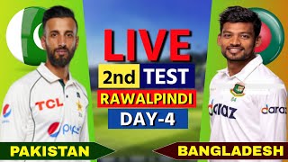 Pakistan vs Bangladesh Day 4 Live Scores  PAK vs BAN Live [upl. by Eelrahs]