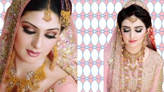 Wlima Bridal Makeup Tutorial Trendy Bridal Makeup Pinky Brown Soft Makeup [upl. by Ylesara927]