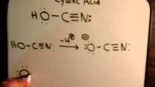 Organic Chemistry Video  19 Resonance  Encapsulation Part B Cyanic Acid [upl. by Rednijar]