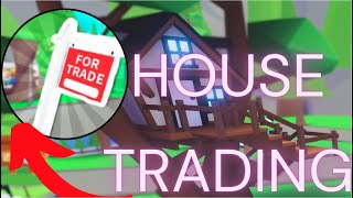 HOUSE TRADING IN ADOPT ME HOUSE VALUES trendingshorts trend adoptme roblox meme robloxedit [upl. by Renrew]