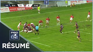 PRO D2 Saison 20232024 J03  Résumé Biarritz Olympique PBSoyaux Angouleme XV [upl. by Victoria945]