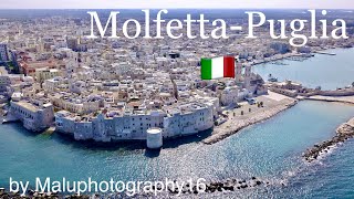 MolfettaBariPugliaItaly🇮🇹DJI4KHDMaluphotography16DroneAerialShots [upl. by Llerdnam]