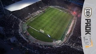 Η Φλεγόμενη Τούμπα από ψηλά  PAOK TV [upl. by Imeon]