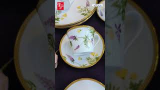 Noritake New Morning  1738  Perfect Garden Setup Dining Set  Shop now with The Legend Noritake [upl. by Ecinuahs]