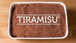 Italian TIRAMISU  Original Italian recipe 2min [upl. by Nyltiac]