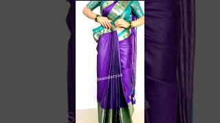 How to Silk Saree Wearing perfectly [upl. by Ilise]