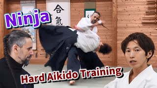 Ninja master does hard Aikido training [upl. by Nivat]