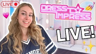 🔴 PLAYING DRESS TO IMPRESS LIVE 🎀 [upl. by Aluk539]