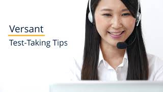 Versant TestTaking Tips [upl. by Kee]