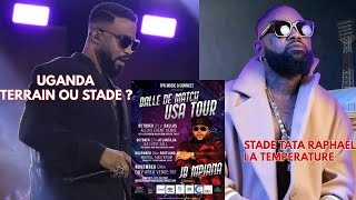 FALLY EN UGANDA TERRAIN OU STADE FERRE 20 MAI LA TEMPERATURE JB MPIANA USA TOUR [upl. by Marge]