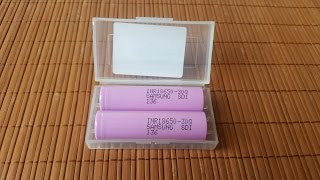 Gearbest Unboxing 37V 18650 3000mAh Rechargeable Liion Battery INR18650 30Q 2PCS [upl. by Nica]