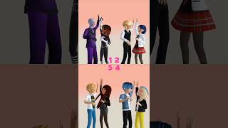 WHOS THE BEST😻 miraculous trendingvideo animationzepeto tiktokviral love tiktok lovestory [upl. by Prud992]