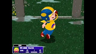 Backyard Football 2002 Gameplay 77 Spectator Game 46 [upl. by Airtina]