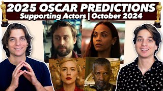 2025 Oscar Predictions  Supporting Actors  October 2024 [upl. by Akirdnas]