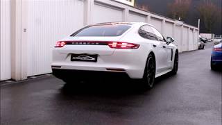 speedart Active Sound System Panamera 971 V8 Diesel [upl. by Anid]